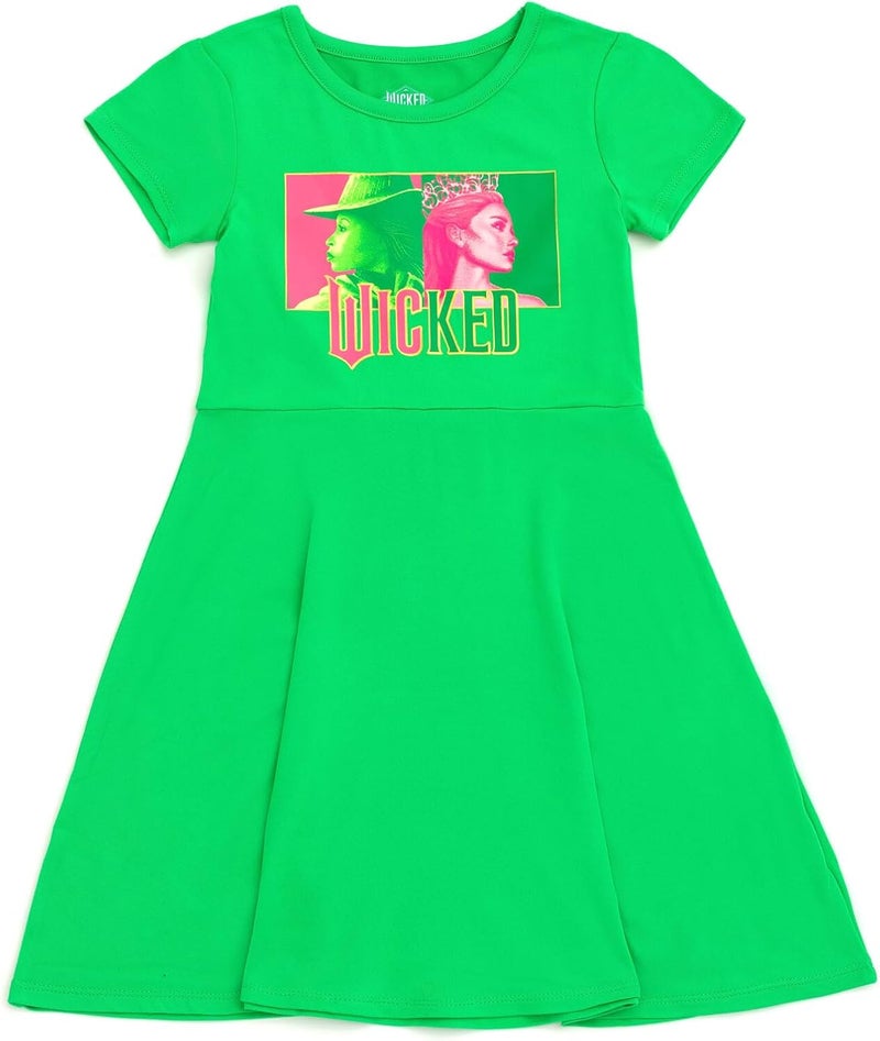 WICKED Girls 2 Pack Skater Dresses Toddler to Big Kid Sizes (2T - 14-16) - Image 4